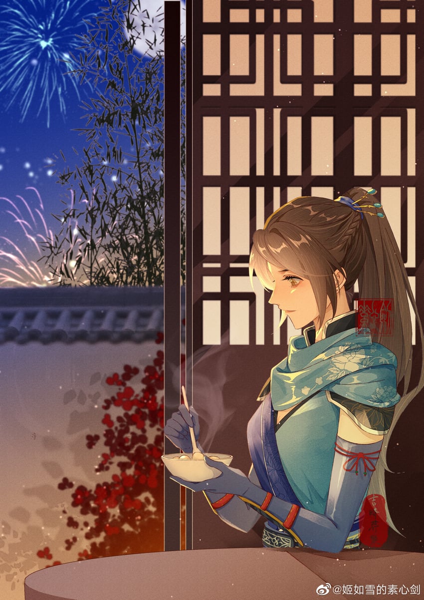 ji ruxue (hua jianghu zhi bei mo ting) drawn by lu_wei_zong