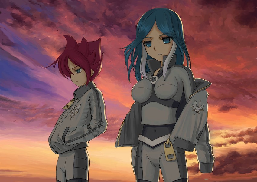 kiyama hiroto and urubida (inazuma eleven) drawn by mocha_(snowflake)