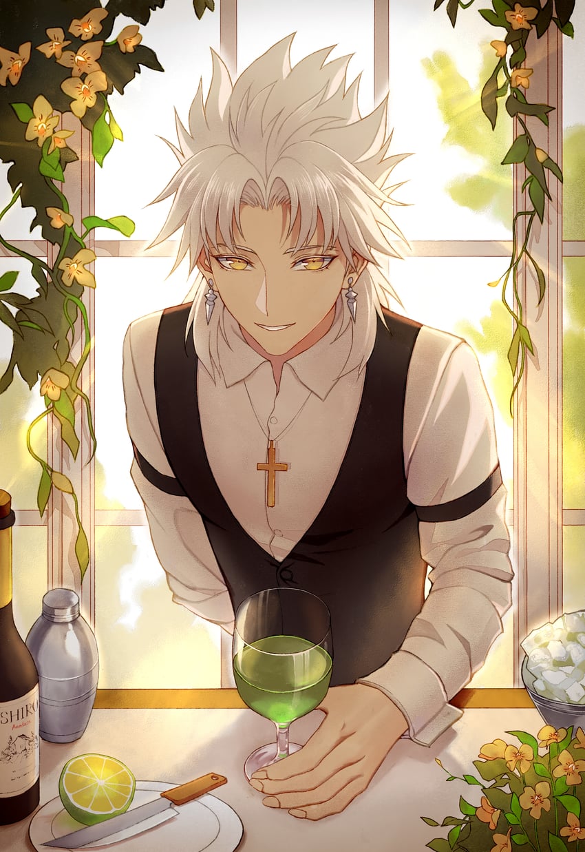 amakusa shirou (fate and 1 more) drawn by elaine-didaea