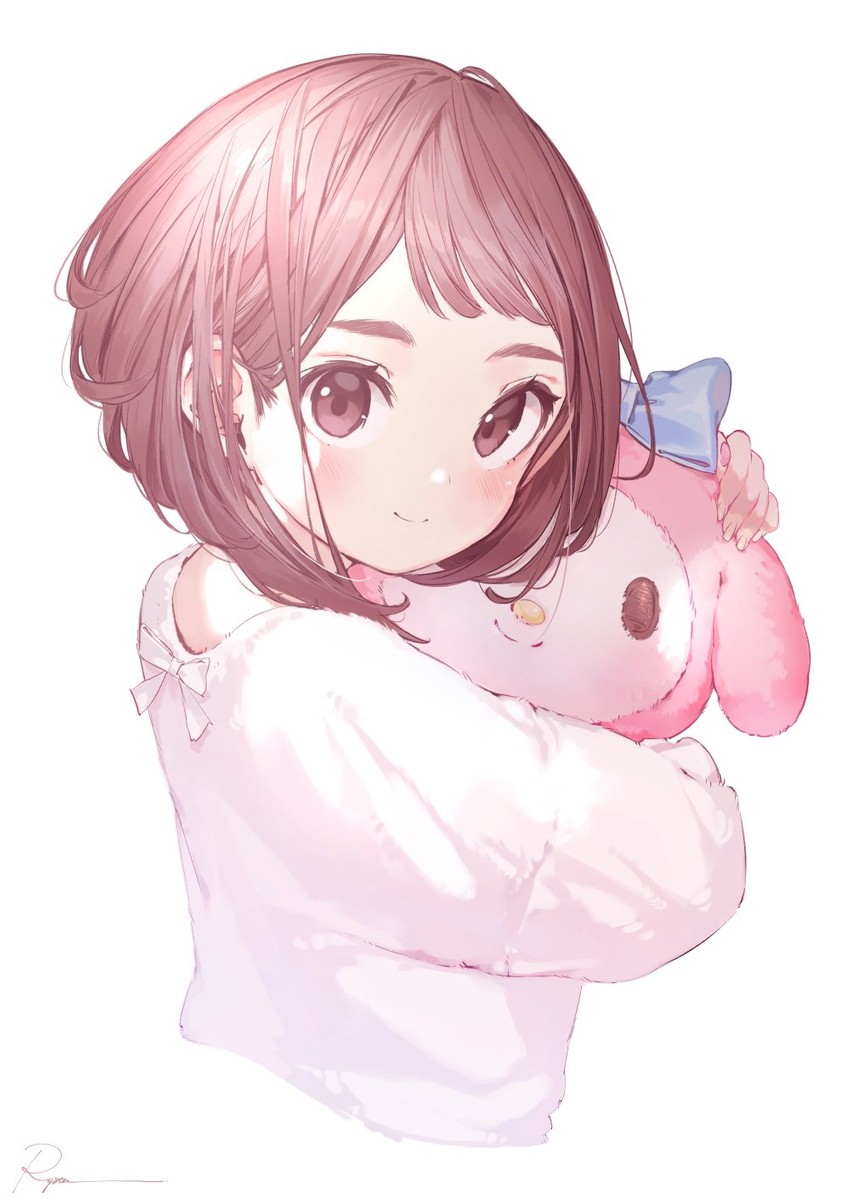 uraraka ochaco and my melody (boku no hero academia and 2 more) drawn by ryota_(ry_o_ta)