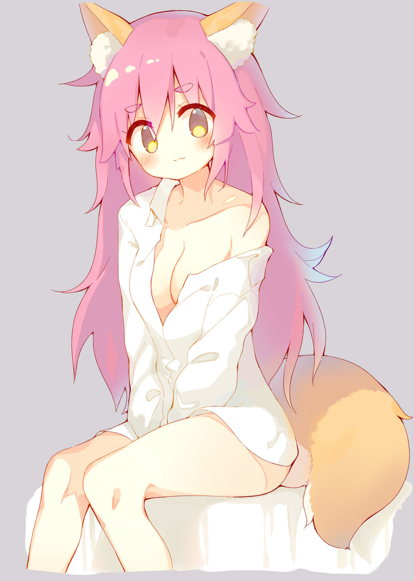 tamamo and tamamo cat (fate and 1 more) drawn by kanase_(mcbrwn18)