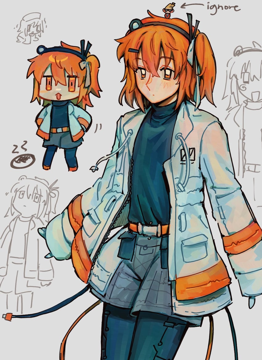 adachi rei and sissel (utau and 3 more) drawn by goomyloid