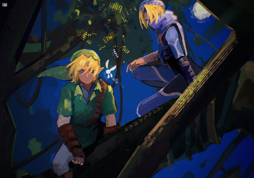 link, sheik, and navi (the legend of zelda and 1 more) drawn by lilium815719