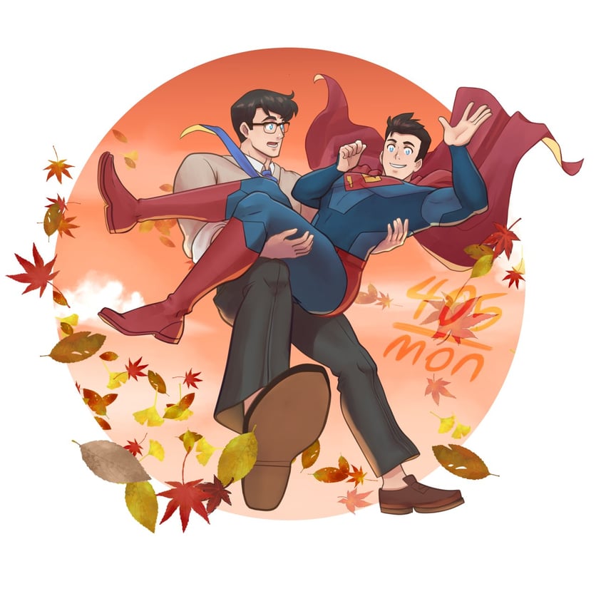 superman and clark kent (dc comics and 2 more) drawn by 405mon
