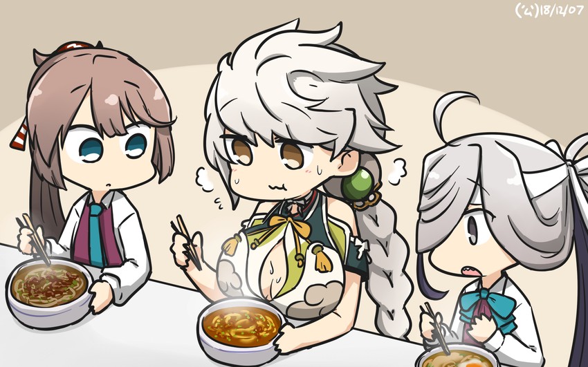 unryuu, asashimo, and kazagumo (kantai collection) drawn by hamu_koutarou
