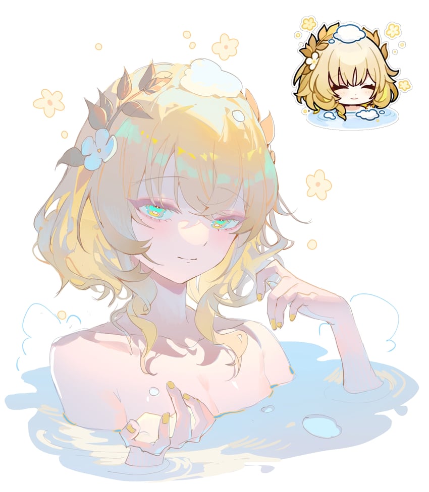 aglaea (honkai and 1 more) drawn by luzi/fengli_nanzi