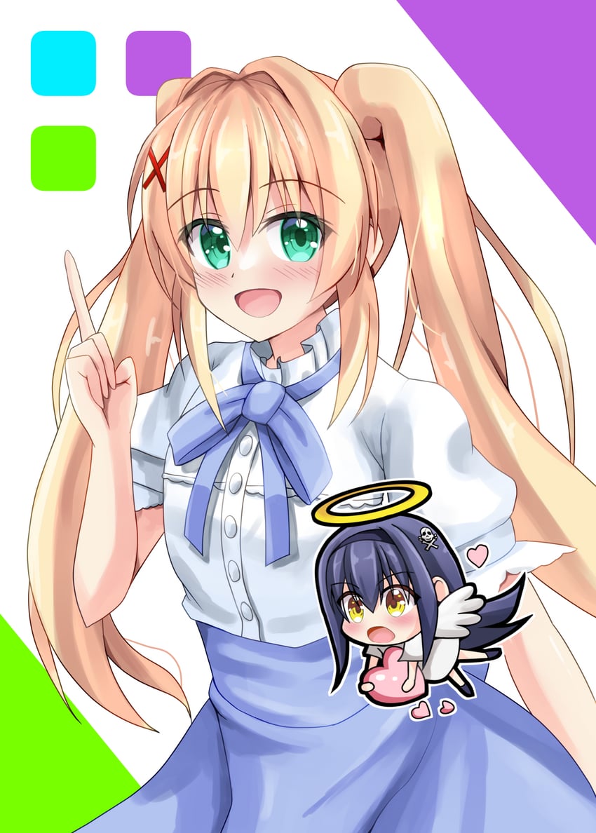 kushima kamome and tsumugi wenders (summer pockets) drawn by minatoto