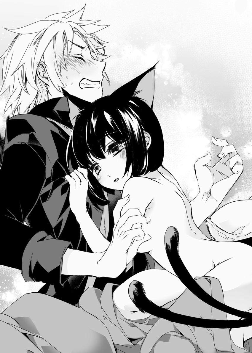 kuroka adelhide and shax (maou no ore ga dorei elf wo yome ni shitanda ga dou medereba ii?) drawn by comta
