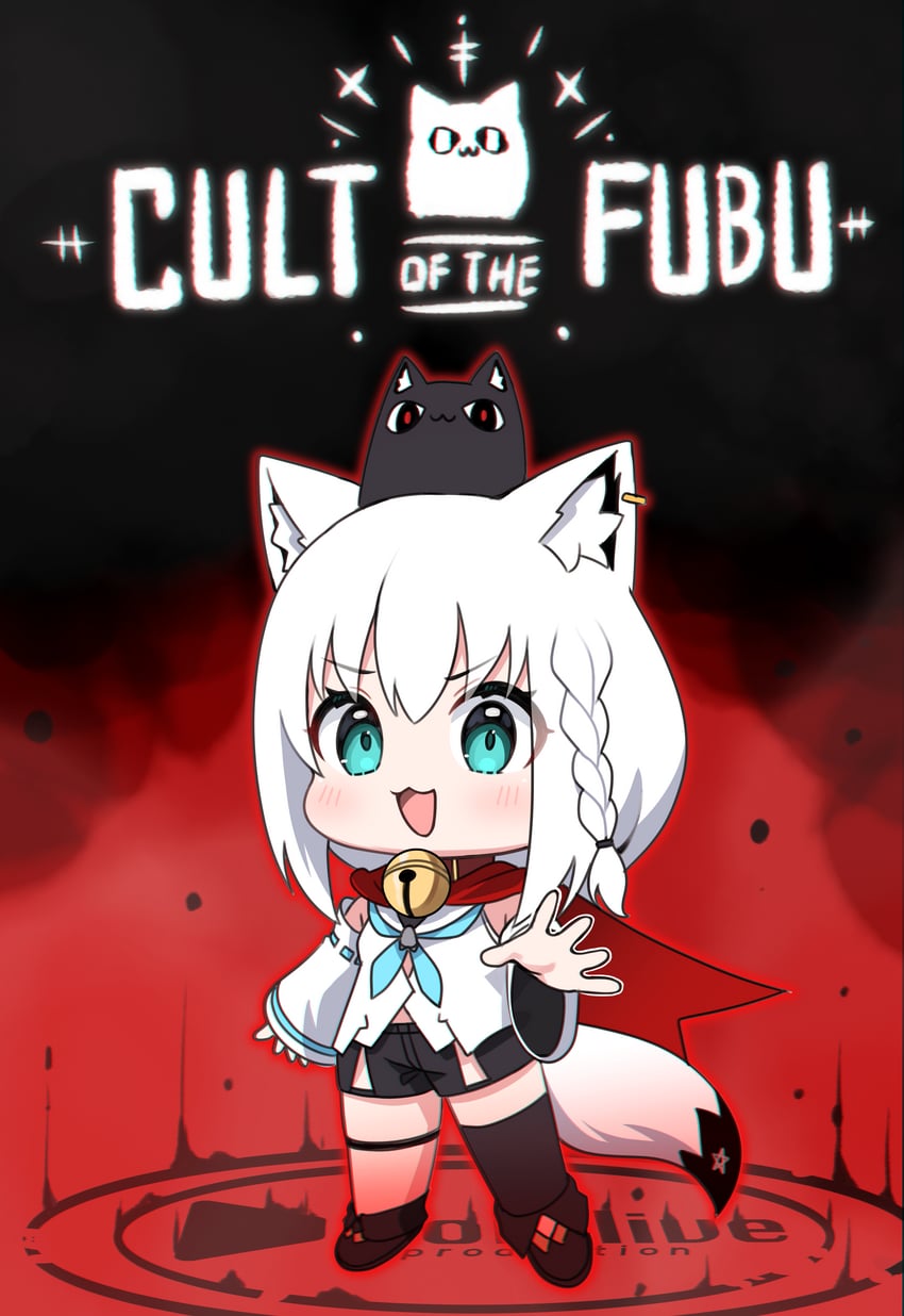 shirakami fubuki (hololive and 1 more) drawn by kumarang