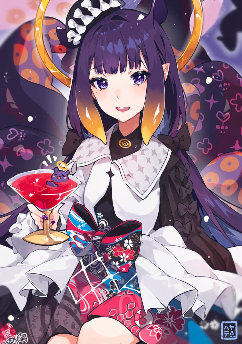 ninomae ina'nis (hololive and 1 more) drawn by hayate_fish