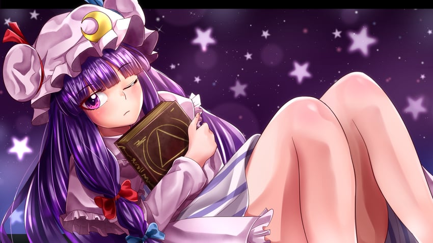 patchouli knowledge (touhou) drawn by mahoro_(minase_mahoro)