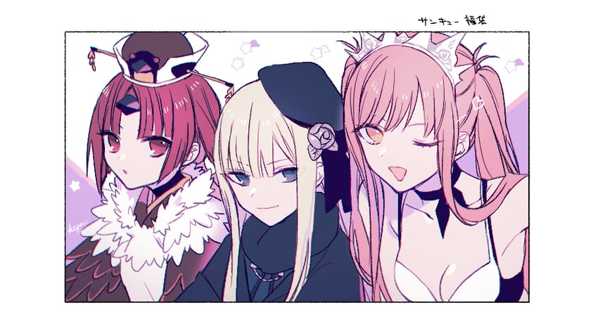 medb, reines el-melloi archisorte, and beni-enma (fate and 1 more) drawn by katagiri_(mighty_swing)