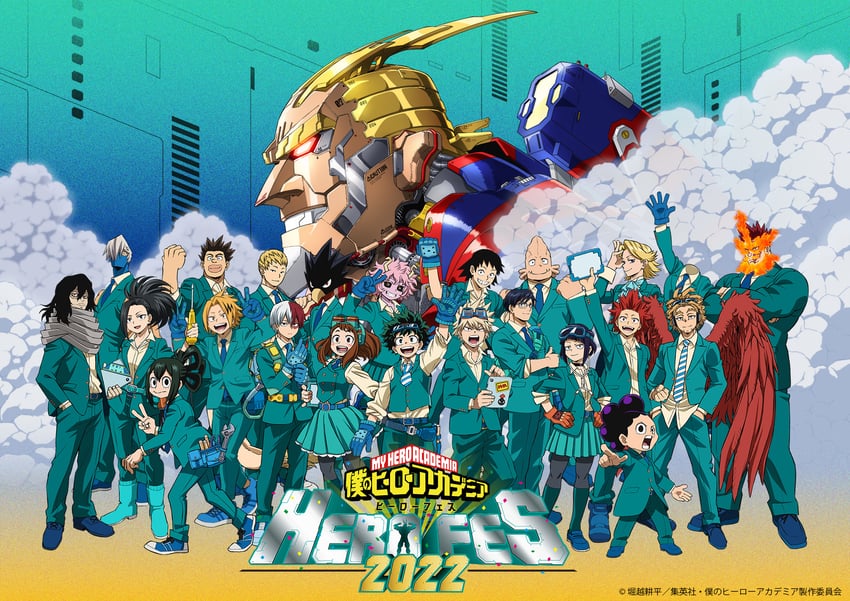 midoriya izuku, bakugou katsuki, uraraka ochaco, todoroki shoto, endeavor, and 19 more (boku no hero academia)