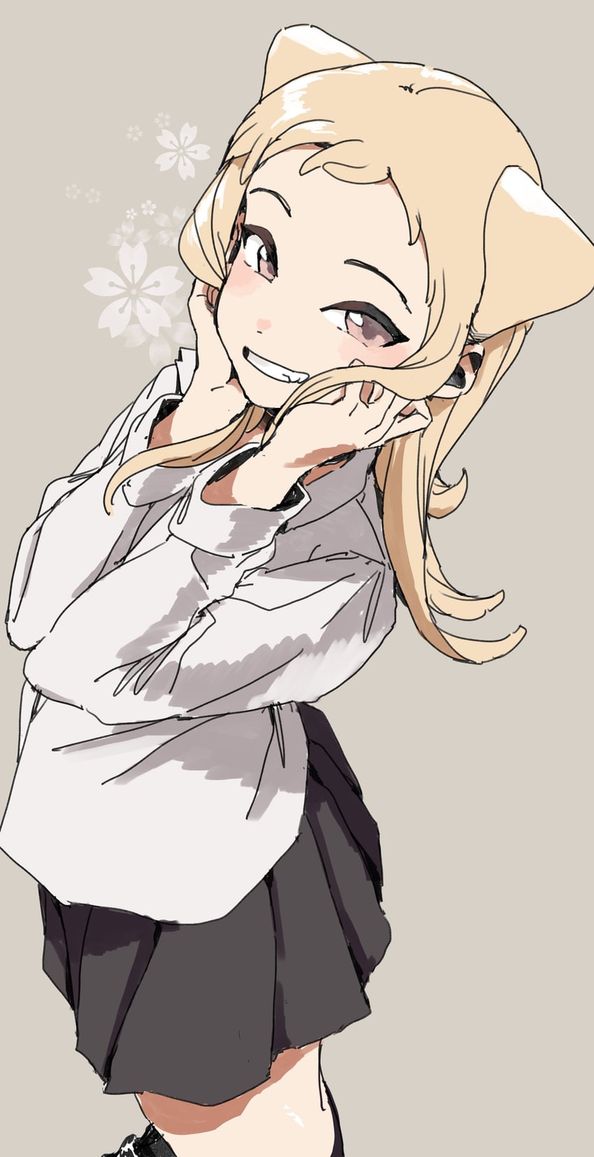 takanashi hikari (demi-chan wa kataritai) drawn by petosu_(sunoco)