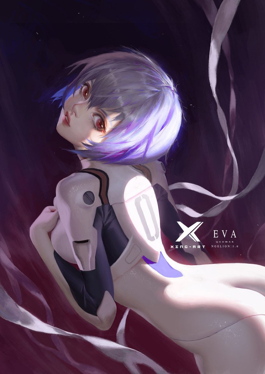 ayanami rei (neon genesis evangelion and 2 more) drawn by y_xun