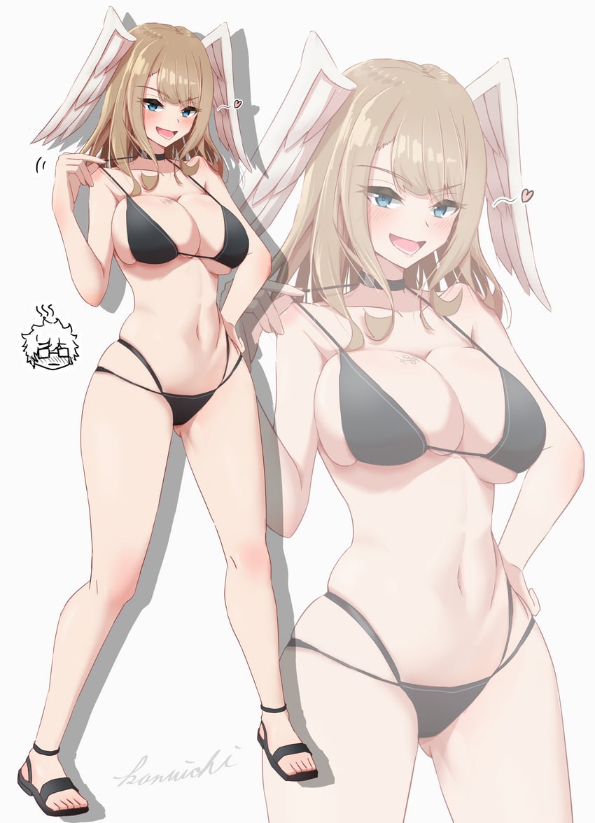 eunie and taion (xenoblade chronicles and 1 more) drawn by kanuici336