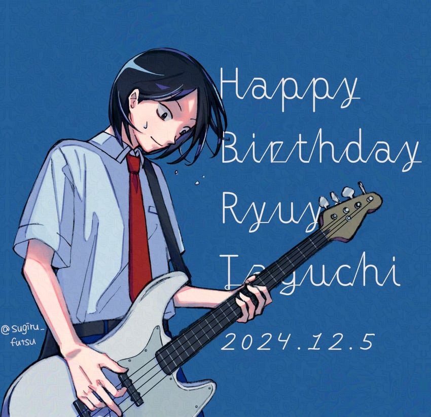 taguchi ryuuya (futsuu no keion-bu) drawn by sugiru_futsu