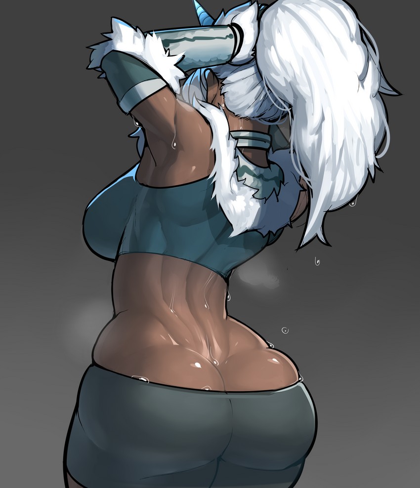 monster hunter (monster hunter and 1 more) drawn by krekkov