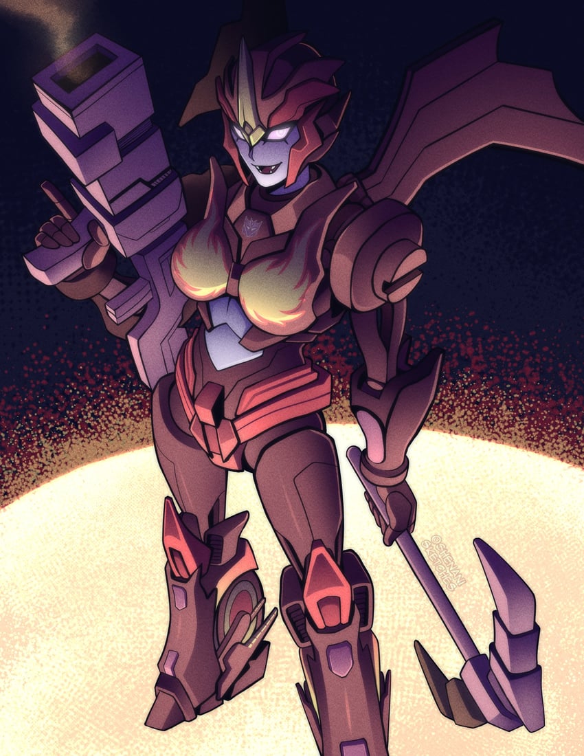 flamewar (transformers and 1 more) drawn by shenani