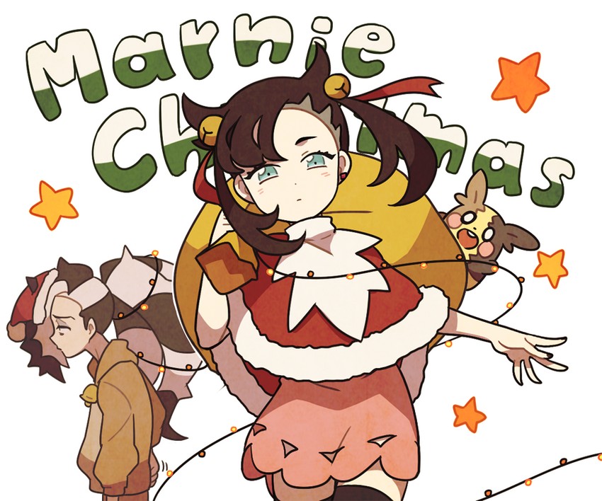 marnie, morpeko, and piers (pokemon and 1 more) drawn by ssalbulre