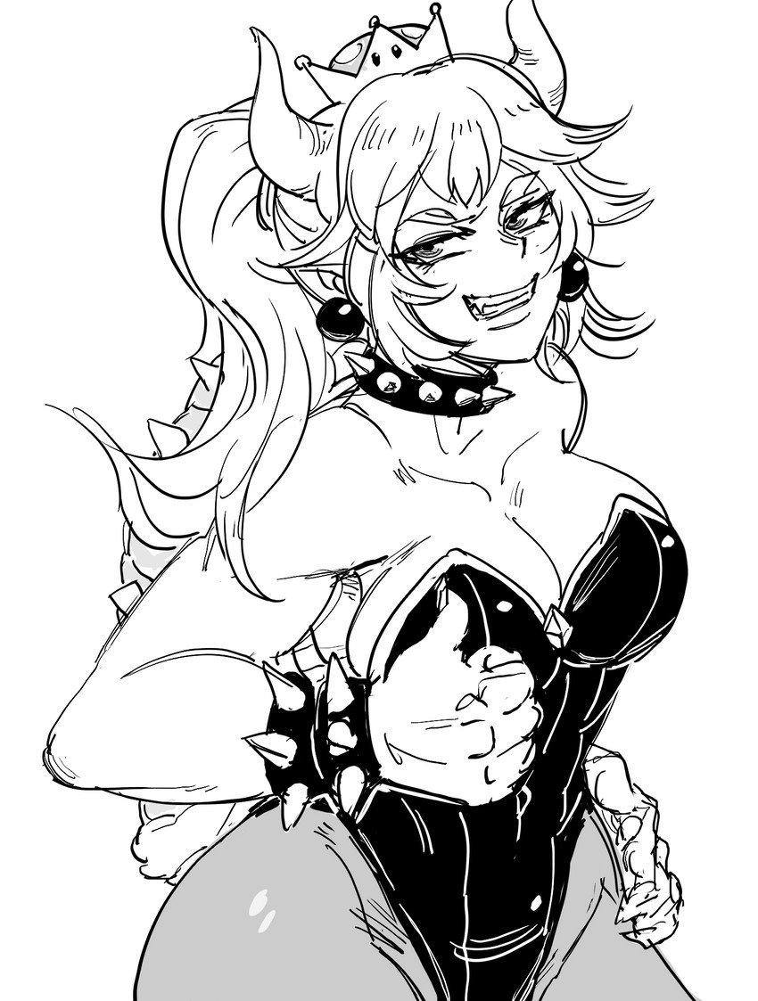 bowsette (mario and 1 more) drawn by bb_(baalbuddy)