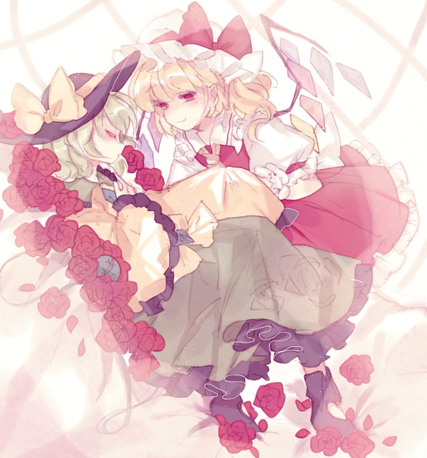 flandre scarlet and komeiji koishi (touhou) drawn by sorani_(kaeru0768)
