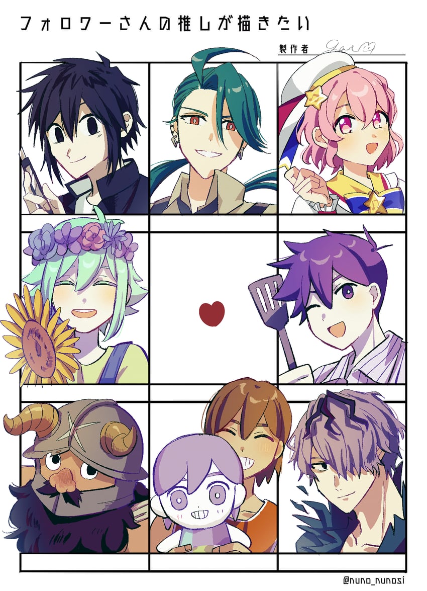 rika, senshi, basil, kel, hero, and 1 more (pokemon and 4 more) drawn by genk1zam4s