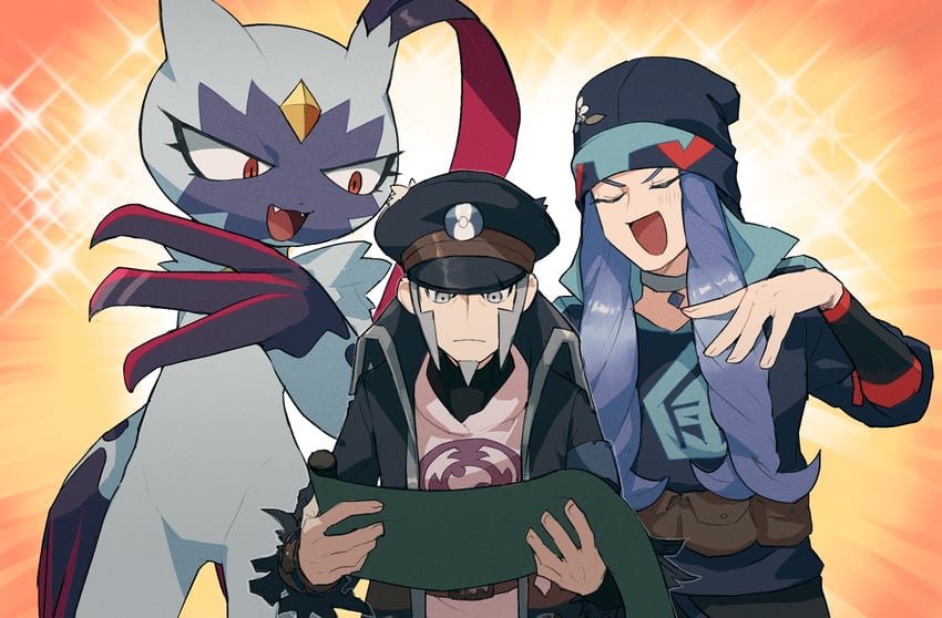 ingo, sneasler, and melli (pokemon and 1 more) drawn by wrbs