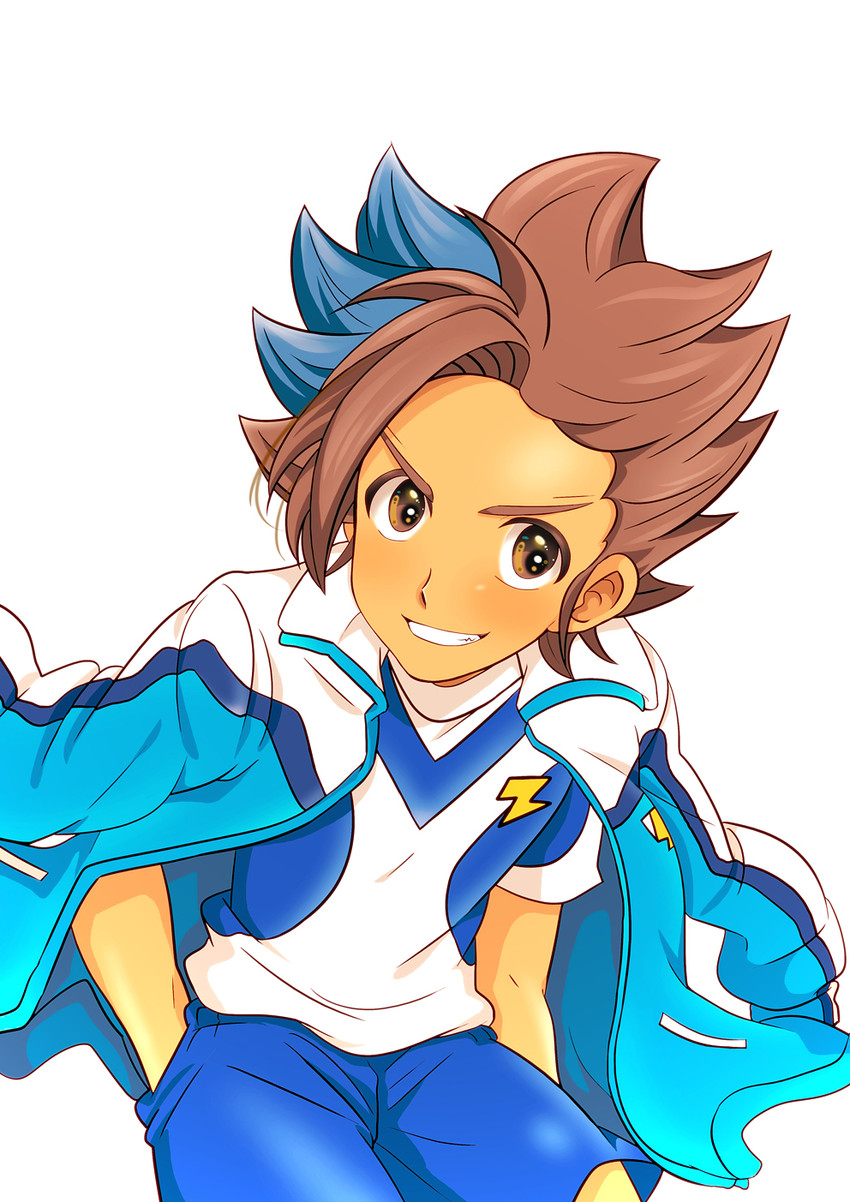 matatagi hayato (inazuma eleven and 2 more) drawn by bou_erika