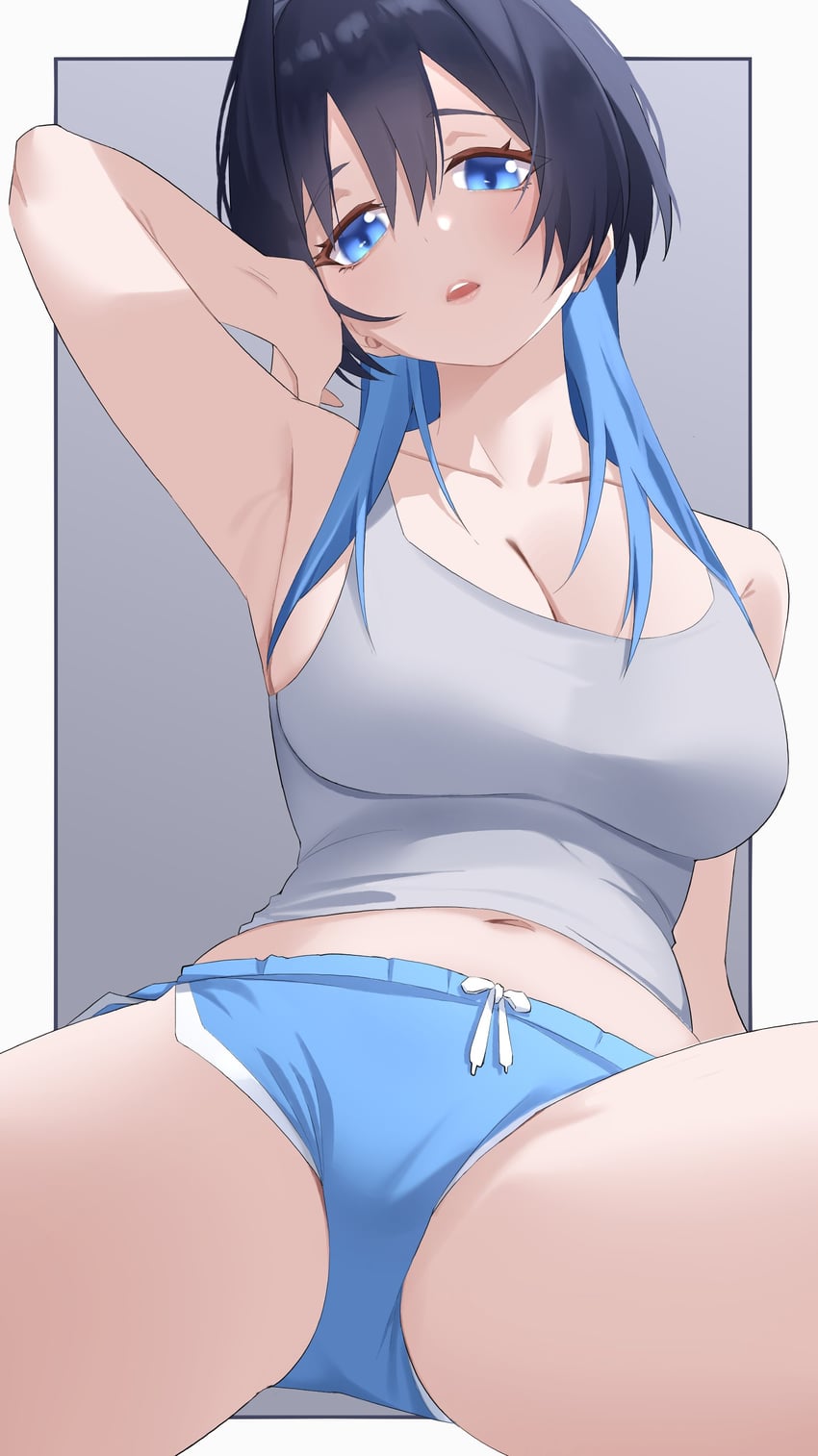 ouro kronii (hololive and 1 more) drawn by mahiruuu
