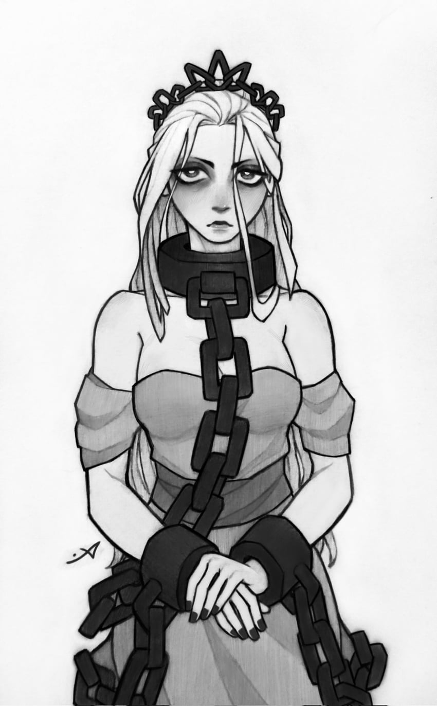 princess and the prisoner (slay the princess) drawn by mr_andres0n