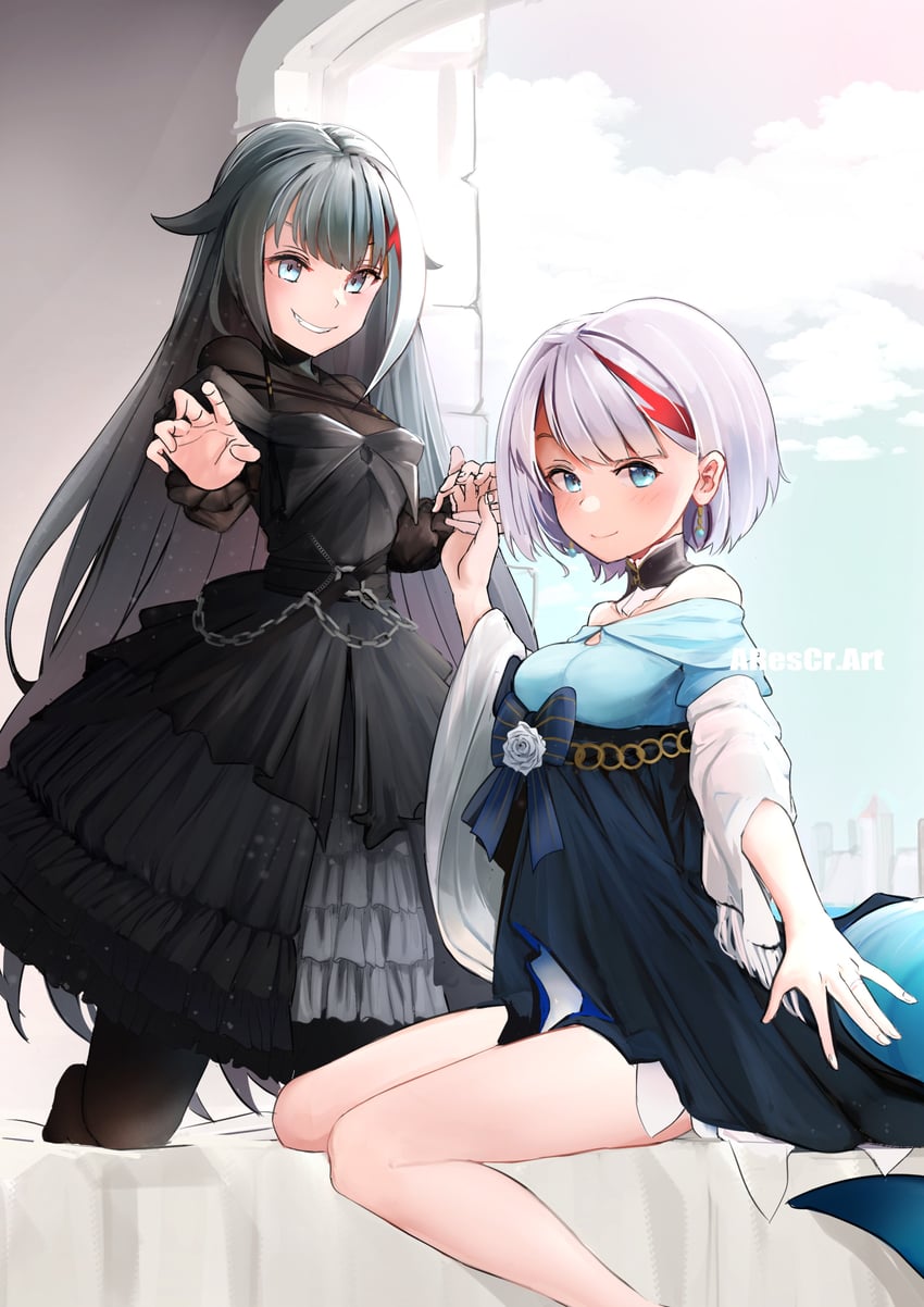 deutschland and admiral graf spee (azur lane) drawn by arescr