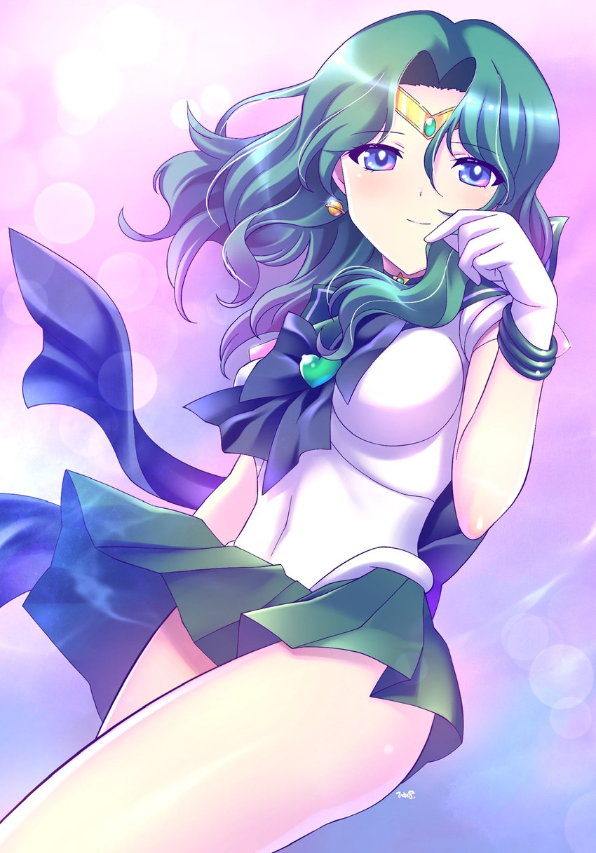 kaiou michiru, sailor neptune, and super sailor neptune (bishoujo senshi sailor moon) drawn by himehachi_(hime8manga)