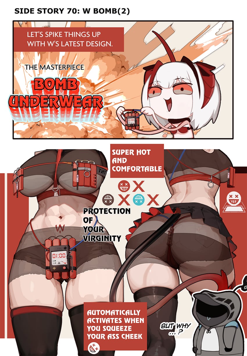 doctor and w (arknights) drawn by kinohara_kossuta