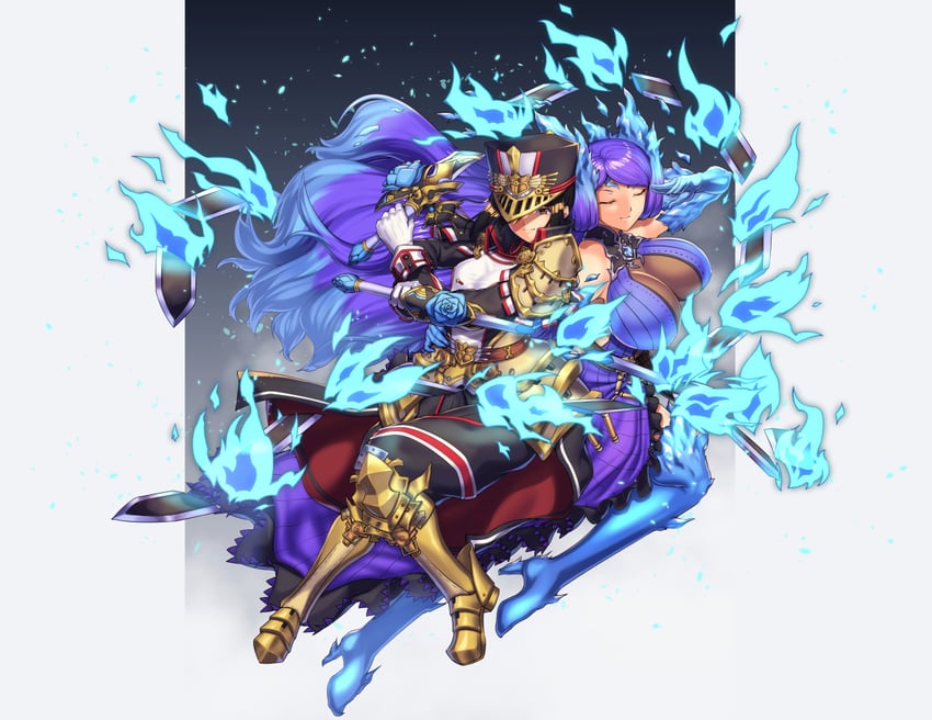 morag ladair and brighid (xenoblade chronicles and 1 more) drawn by yui_sora