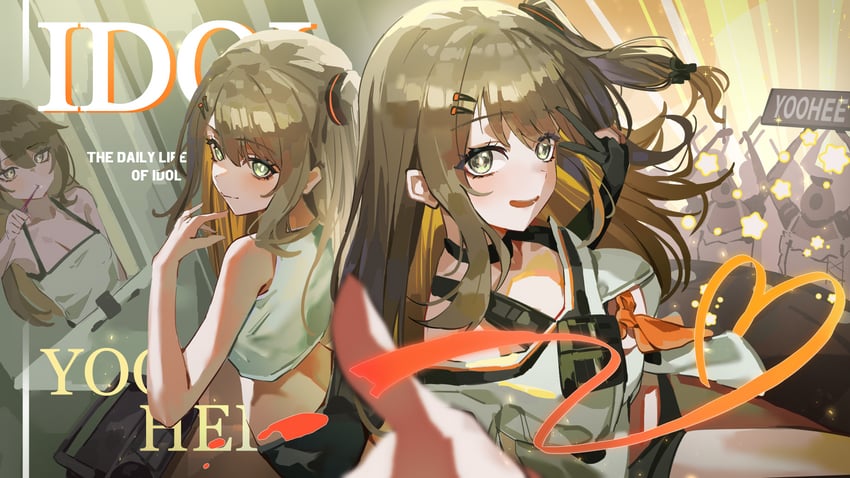 k2 and yoohee (girls' frontline and 1 more) drawn by okinairis