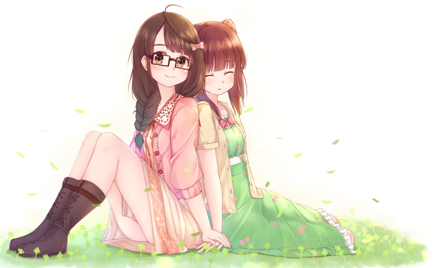 ogata chieri and okuyama saori (idolmaster and 1 more) drawn by royriconn