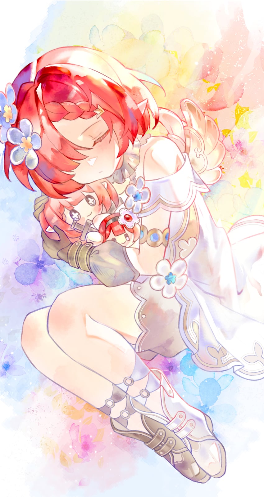 tribbie and trianne (honkai and 1 more) drawn by dogae