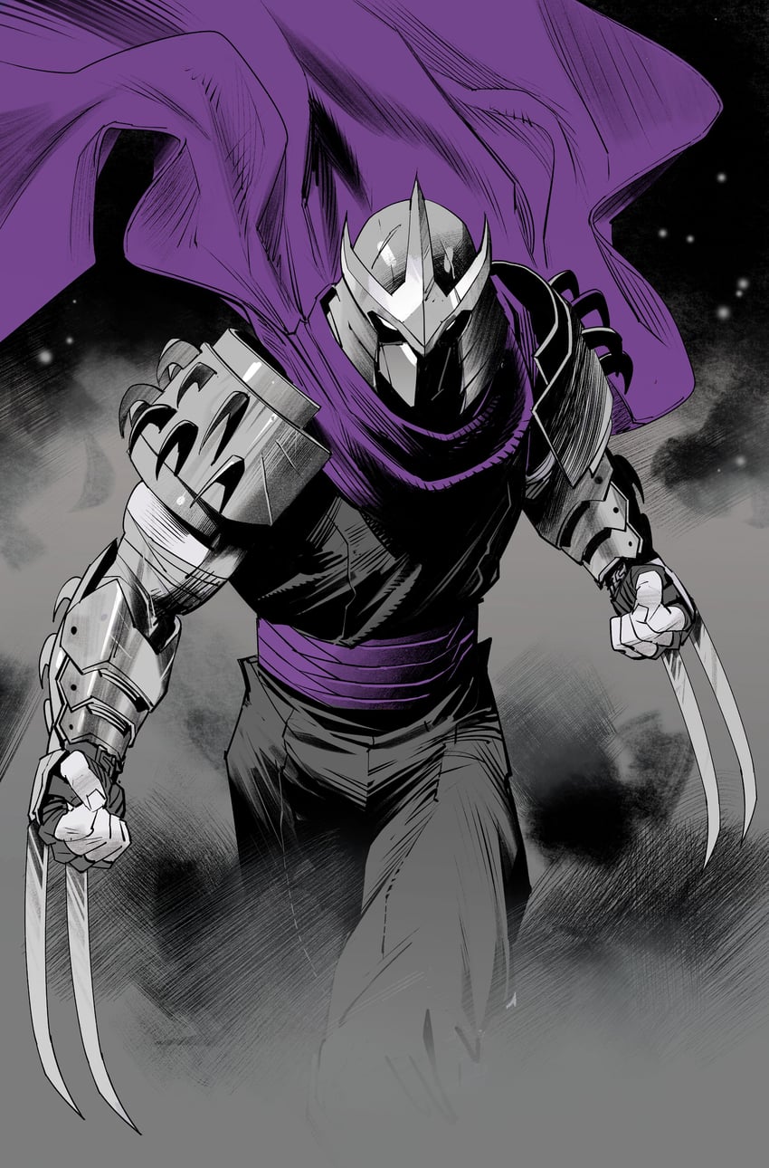 shredder (teenage mutant ninja turtles) drawn by dan_mora