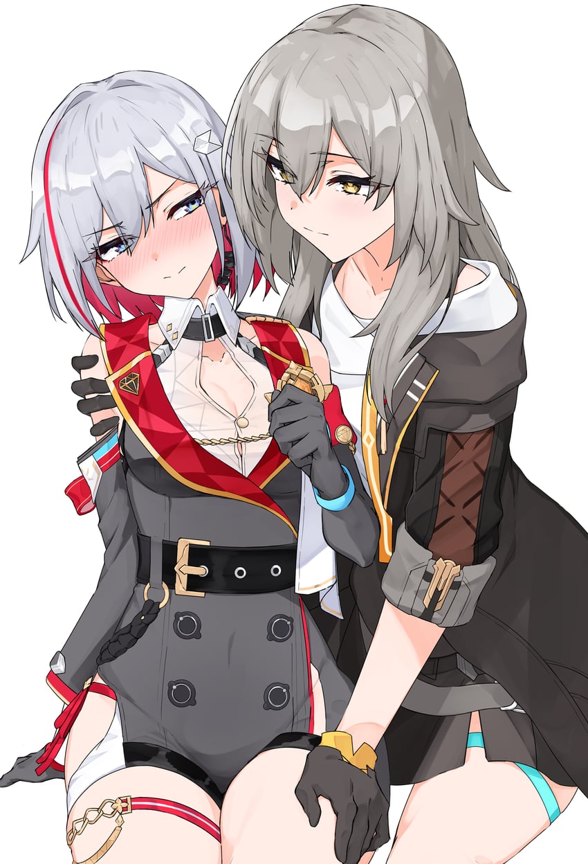trailblazer, stelle, and topaz (honkai and 1 more) drawn by isocha