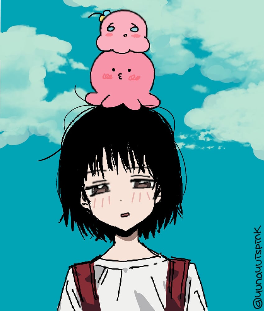 gotoh hitori, kuze shizuka, and takopii (bocchi the rock! and 1 more) drawn by yunayuispink