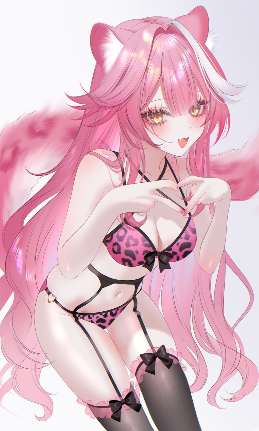 raora panthera (hololive and 1 more) drawn by 707arisu