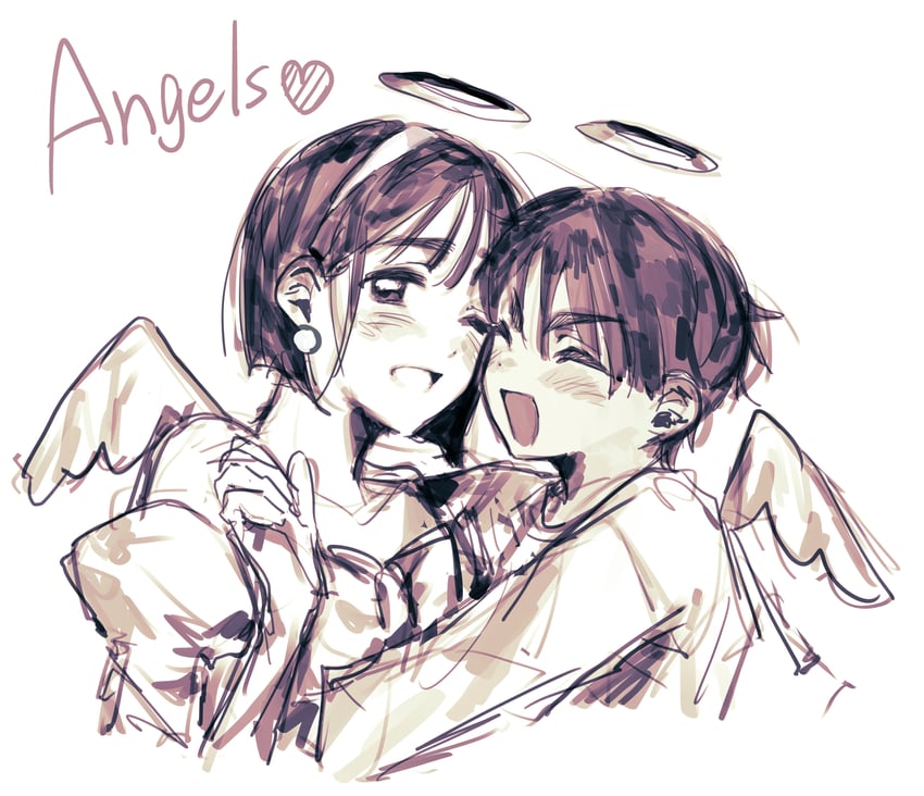 sua and hyunwoo (alien stage) drawn by x_x_(batttsu_404)