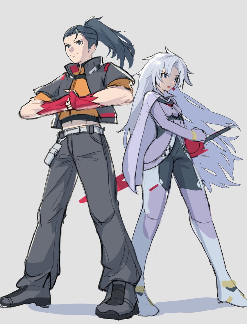 a and matthew (xenoblade chronicles and 2 more) drawn by medaman