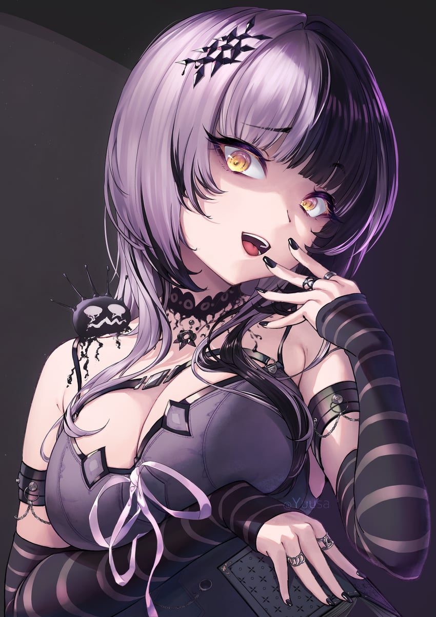 shiori novella and yorick (hololive and 1 more) drawn by matsushimayuusa