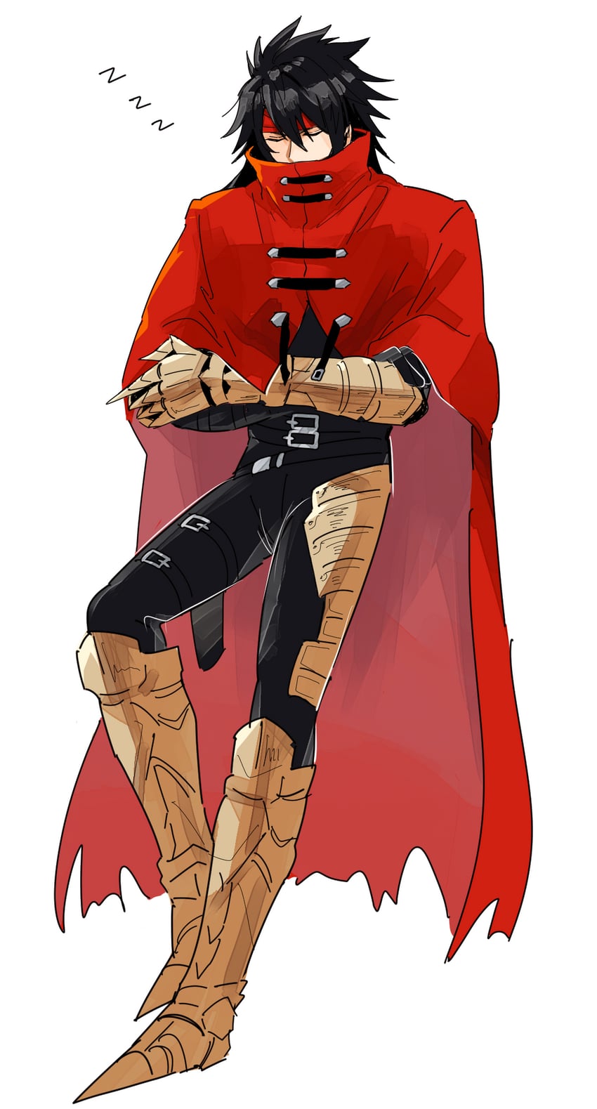 vincent valentine (final fantasy and 3 more) drawn by az_(pixiv_108058292)