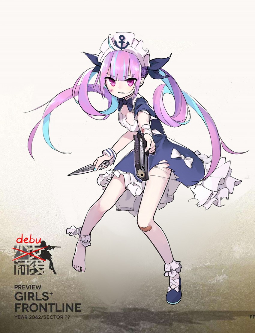 minato aqua (hololive and 1 more) drawn by tianliang_duohe_fangdongye