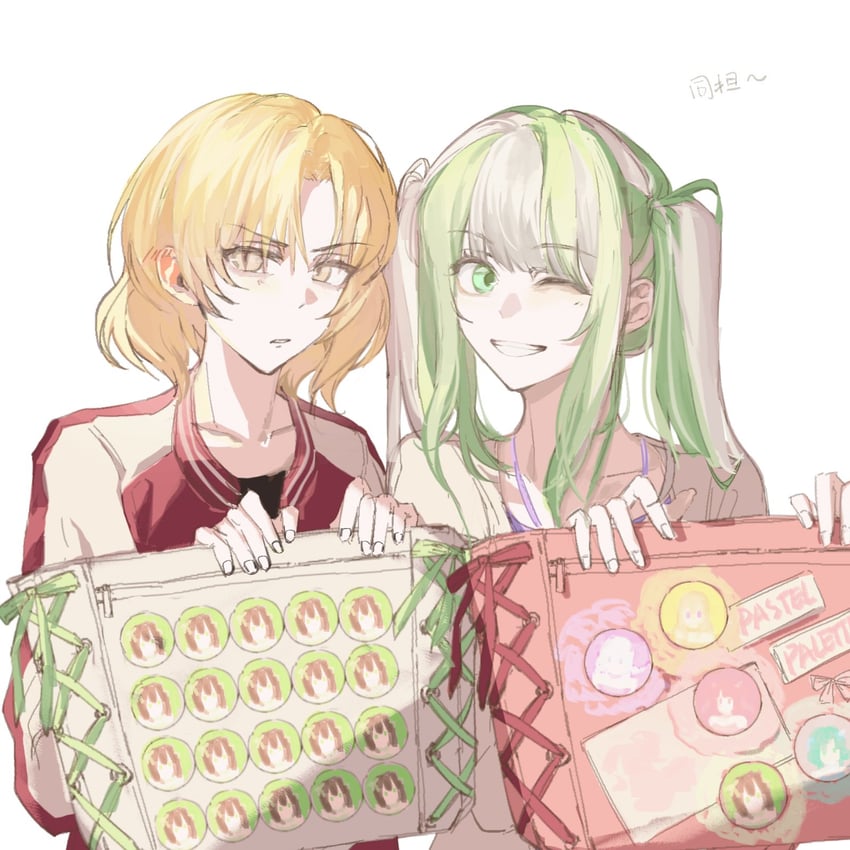 nyubara reona and sato masuki (bang dream!) drawn by feiyu30903448