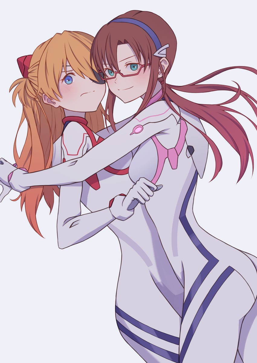 souryuu asuka langley and makinami mari illustrious (neon genesis evangelion and 2 more) drawn by ka_ki_o