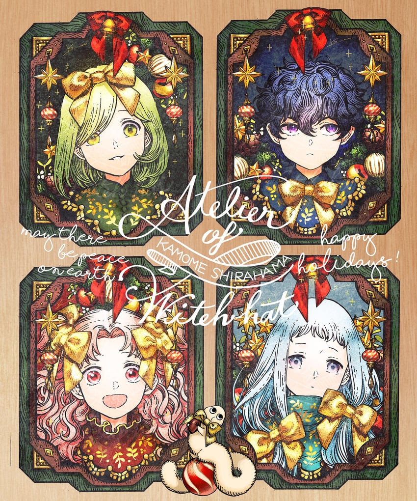 coco, agott, richeh, and tetia (tongari boushi no atelier) drawn by shirahama_kamome
